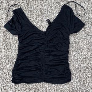 black v shirt